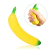 Schattige bananen speelgoed squishy super langzaam stijgende jumbo simulatie fruit telefoon riemen zachte crème geurende brood cake kid cadeau 19 * 4 cm