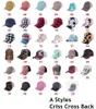 52 Style Party Kapelusze Ponytail Hatswashed Mesh Back Leopard Hollow Messy Sun Baseball Cap Trucker Kapelusz Letnie Czapki na świąteczny