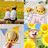 أزياء القطط زهرة قبعة الكلب الربيع والصيف الظل شمس القش أليف ملابس جرو الملحقات القبعات الصغيرة للقطط