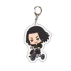 10 pièces Tokyo Revengers Anime Cosplay porte-clés Manjiro Ken Takemichi Hinata Atsushi Chibi Kawaii sac pendentif Fans Collection accessoires G1019