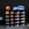 3PCS przezroczyste plastikowe trampki butów koszykówki sportowe buty do przechowywania pudełko kurz high-tops kombinacja butów szafki x273z