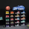 3PCS Clear Plastic Shoebox Sneakers Basketball Sports Shoes Storage Box Dustproof High-tops Organizer Combination Shoes Cabinets X0803