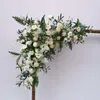 Треугольная цветочная свадьба декоративные цветы венки украшения украшения искусственные украшения угловой расположение стены фон