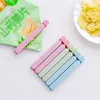 NEWReusable Snack Sealer Clamp Food Keep Fresh Sealing Clip Kitchen Storage Bag Strip Vegetable Portable Sealers Clips Tools CCE10710