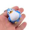 سلاسل المفاتيح اللطيفة Penguin Keyring LED Torch with Sound Keychain Christmas Party Party Party Fivors Fillers Higds Tay Fun for Kids Adult Miri22