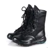 Bottes militaires tactiques de l'armée de Police, bottes noires pour hommes, taille à la mode 36 --- 46