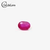Piedra preciosa suelta de rubí 100% natural 4 mm * 6 mm 0.4 ct corte ovalado piedra preciosa suelta de rubí rojo sangre genuina H1015