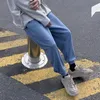 Heren Solid Color Straight Harem Pants Korean Man Losse enkel-lengt Toeslagen Streetwear Male Casual Fashion
