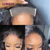 Hair Closure Lumiere 824Inch HD 6x6 Lace Brazilian Bone Straight 4x4 5x5 Transparent Frontal Prepluncked1222197