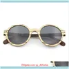 Sunglasses Fashion Aessoriessunglasses Berwer Handmade Wood Men Polarized Wooden Eyewear Women Mirror Vintage Masculino Uv4001 Drop Delivery