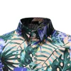 Casual shirts -stijl voor heren gepersonaliseerde vrijetijdsbedrijf Hawaiiaans shirt vakantie Vakantie creatieve korte mouw geprinte mannen jurk