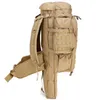 Scione ao ar livre impermeável militar mochila pacote mochila acampamento montanhismo esporte ao ar livre lona balde saco ombro q0721