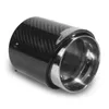 Silenciador de cano de escape de fibra de carbono brilhante, pontas de tubo para mini cooper f54 f55 f56 f57 f60 r559595129, 1 peça
