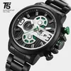 Top Brand Luxury Business style Black watch Quartz Chronograph Man Waterproof Sport Men Watches New fashion products in Europe and America Wristwatch