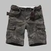 Premium Quality Camouflage Cargo Shorts Men Casual Military Army Style Beach Loose Baggy Pocket Male Clothes