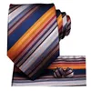 orange silk bow tie