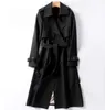 2022 automne haute couture rue femmes kaki manteaux vêtements d'extérieur femme classique le Long Waterloo patrimoine Trench Coat culotte