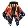 Skirts JAYCOSIN 2021 Summer Women Casual Retro Butterfly Printing Evening Party Skirt Swing Fashion 4