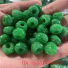 3 stück natural ein grüner jade geschnitzte perlen diy armband armreif charme jadeeite schmuck mode zubehör amulet geschenke für frauen männer