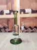 7.8inch Glass Water Pipe Hookah Green Tire Filter Smoking Beaker Bong Bubbler Smoke Pipes Bongs Bottles Dab Rig 14mm Bowl