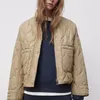 pring ladies za stand collar loose drawstring design lightweight cotton jacket short 211013