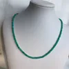 Faceted 34MM 136Layers Classic Vintage Natural Stone Jewelry Handmade Blue Green Color ite Bead Strand Necklace 2103314495010