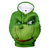 Anime Grinch Men039S Hoodie Fashion Home 3D Hoodie Green XXS4XL6106039