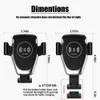 10W Car Mount Wireless Charger for iPhone 11 Pro XS Max XR X 8 Xiaomi cellphones Quick Qi Fast Charging Cars Phone Holder Support Samsung S10 S9