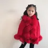 Süße Baby Mädchen Prinzessin Poncho Jacke Mode Kinder Mädchen Winter Warme Pelz Mit Kapuze Mantel Nette Kinder Oberbekleidung6031669