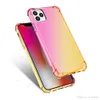 Fashionable Transparent Silicone TPU Gradient Mobile Phone Cases for iPhone 6 7 8 11 Plus X XR XS Max 2021 Newest Custom Design Back Cover Case