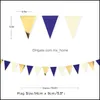 Banner vlaggen feestelijke feestbenodigdheden Home Garden 26 Champagne Paper Triangle Slingers Rose Gold Girls Birthday Decoration Needs Builoft Bu