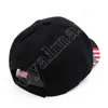 Trump 2024 Bomullskampanjhattar Visir Broderade vanliga bokstäver Short-Brimmed Dome Baseball Cap