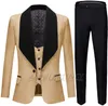 Men's Suits & Blazers 2021 Different Colors One Button Groom Tuxedos Shawl Lapel Groomsmen Man Mens Wedding Three Pieces