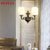 壁のランプの屋内ランプ備品セラミック現代LED Sconce現代の創造的な装飾的な家庭用廊下寝室