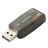 بطاقة الصوت الخارجية 35 مم واجهة صوتية محول USB 3D سماعة رأس ميكروفون سماعة ميكروفون للكمبيوتر USB Card2670599