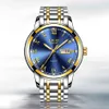 Lige luxe merk vrouwen roestvrij staal goud horloge vrouwen quartz klok dames sport waterdichte polshorloges relogio masculino 210517