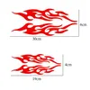 Универсальный автомобиль пламя наклейки стилей для укладки двигателя капюшон мотоцикл декор декор на фесневом виниловые чехлы авто пожарь на стикеровщик автомобилей