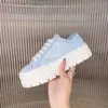 2023 Women Casual shoes Wheel Solid Gabardine Lady Canvas Sneakers Brand Platform Classic Heighten Trainers Designer Nylon Shoes Stylist Size 35-41