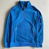 Bir lens logo hoodies rahat dış mekan 1/4 feragat sweatshirt moda marka kazak jogging kapüşonlu erkekler eşofman siyah gri mavi si280a