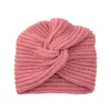 Autumn Winter Outdoor Sports Cross Caps Hat Knitted Solid Color Beanie Party Club Fashion Accessories For Women Girl