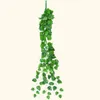 Newgarden Dekoracje 4 Style Wiszące Winorośli Liście Sztuczne Greenery Rośliny Liść Garland Home Dekoracje Światowe Wall Decor EWE6479