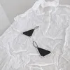 Boucles d'oreilles triangulaires de la mode de créateur de luxe pour les femmes amateurs de mariage aux femmes Amours de mariage Gift Engagement Bride191h