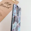 Plating Geometric Marble Cases For Xiaomi Redmi Note 10 9Pro 8 7Pro 10S 9S K40 Pro POCO F3 Shockproof Soft Phone Cover