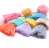 Multilayer Tassel Keychain Colorful Diy Handbag Purse Accessories Wall Hanging Key Chain Plush Ball Tassel Keyring Bag Jewelry