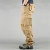 Mode militaire Style hommes Cargo pantalon décontracté grandes poches tactique militaire pantalon printemps mâle coton armée pantalon hommes
