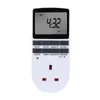 Timers Eletrônicos Timer Digital Interruptor Ciclo 24 horas UE UK UK US Plug Intelligent Home Socket Programável Timing 220V