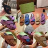 Classic Woman Slippers Thick Soles High Heel Slipper Strawberry Beach Bottom Shoes Platform Alphabet Sandals Leather