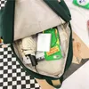 Waterproof Nylon Women's Backpack Female Travel Bag Backpacks Schoolbag for Teenage Girls Multi-pocket Bookbag Ladies Satchel Y1105