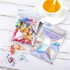 1000 Pieces Storage Bags Holographic Packaging Mylar Bag for Food Storage (Rainbow Color, 3 x 4 Inches)