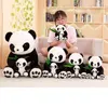Nowa pluszowa Panda Zabawki Śliczne Nadziewane Zwierząt Doll Matka I Syn Zabawki Prezent Dla Dzieci Przyjaciół Dziewczyny Home Decor Boże Narodzenie Prezent Y211119